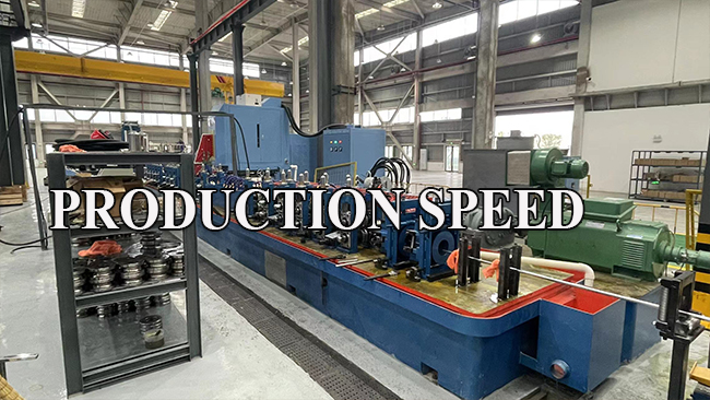 Điều gì ảnh hưởng đến tốc độ sản xuất của nhà máy ống?