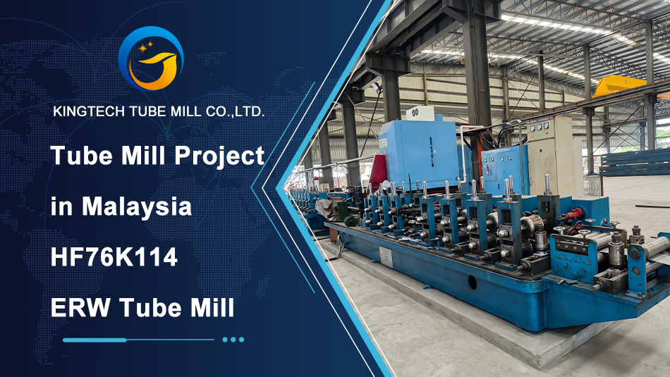 Dự án nhà máy ống thành công tại Malaysia HF76K114 Máy xay ống